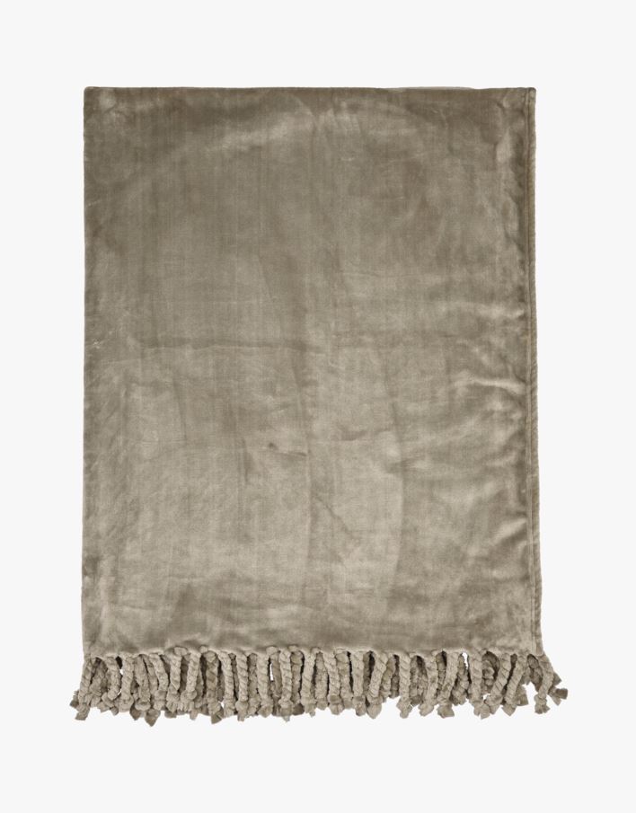 Fleecepledd olivengrønn - 130x170 cm olivengrønn - 1