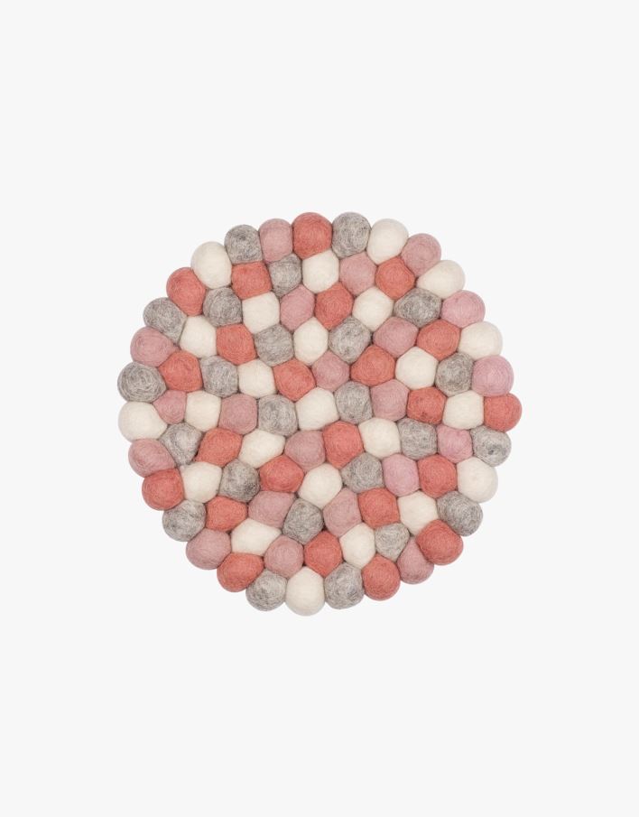 Gryteunderlag rosa - ø22 cm rosa - 1