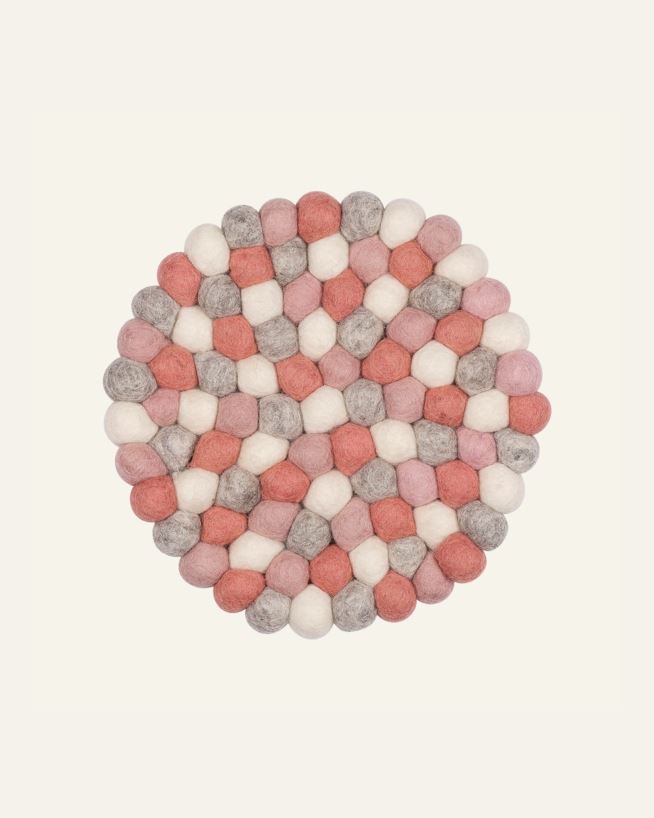 Gryteunderlag rosa - ø22 cm rosa - 1