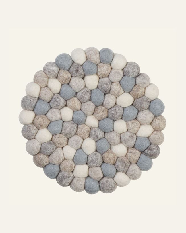 Gryteunderlag beige - ø22 cm beige - 1