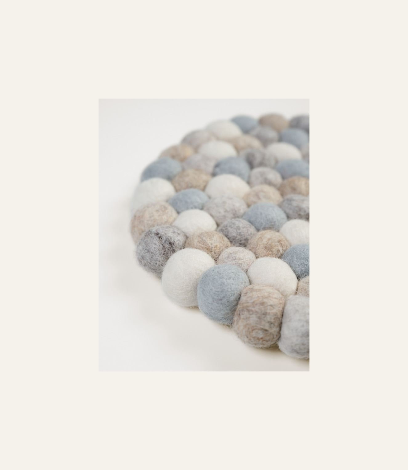 Gryteunderlag beige - 2