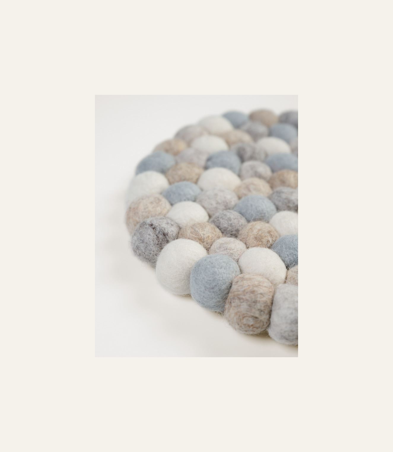 Gryteunderlag beige - 2