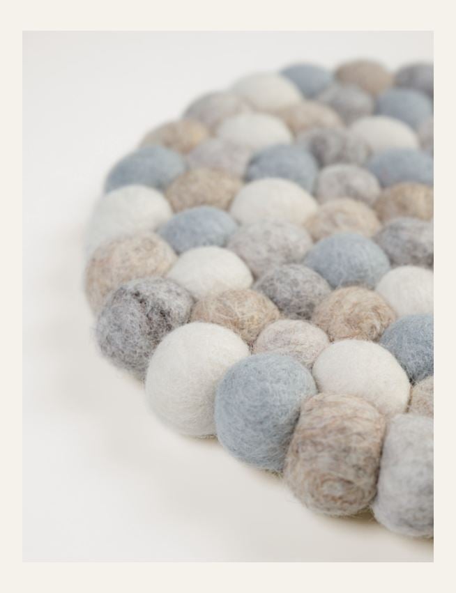 Gryteunderlag beige - 2