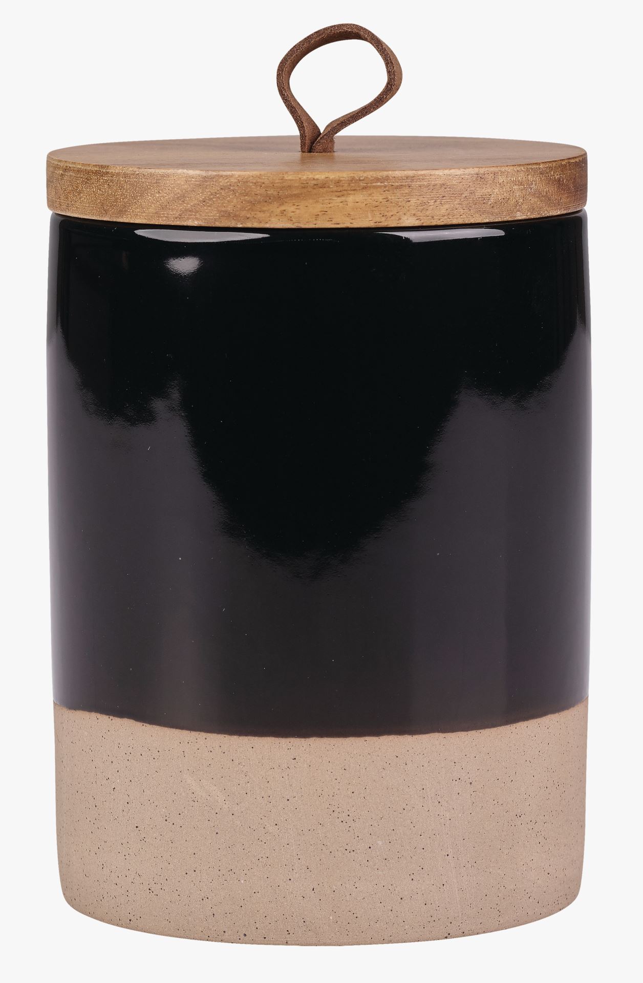 Liten krukke svart - 14 cm ø 10 svart - 1