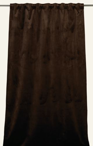 Kid Mali Velour Gardin Valnøtt 135x300 cm