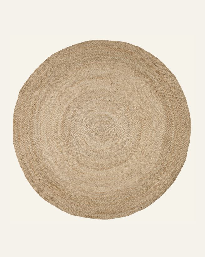Rundt teppe natur - ø200 cm natur - 1