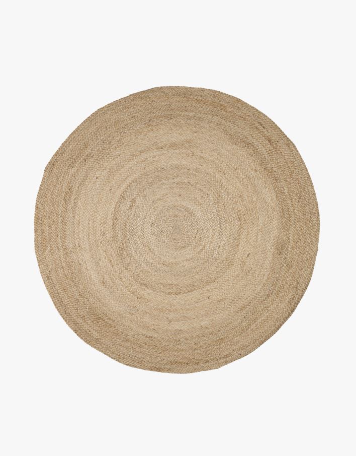 Rundt teppe natur - ø200 cm natur - 1