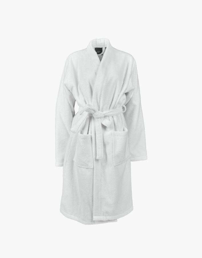 Morgenkåpe hvit - S/M hvit - 1