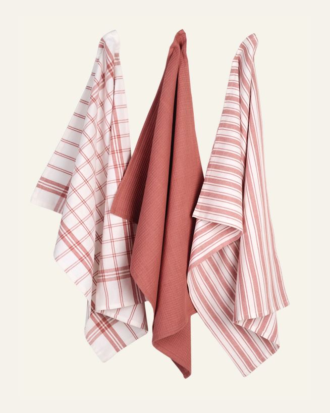 Kjøkkenhåndkle rosa - 50x70 cm rosa - 1
