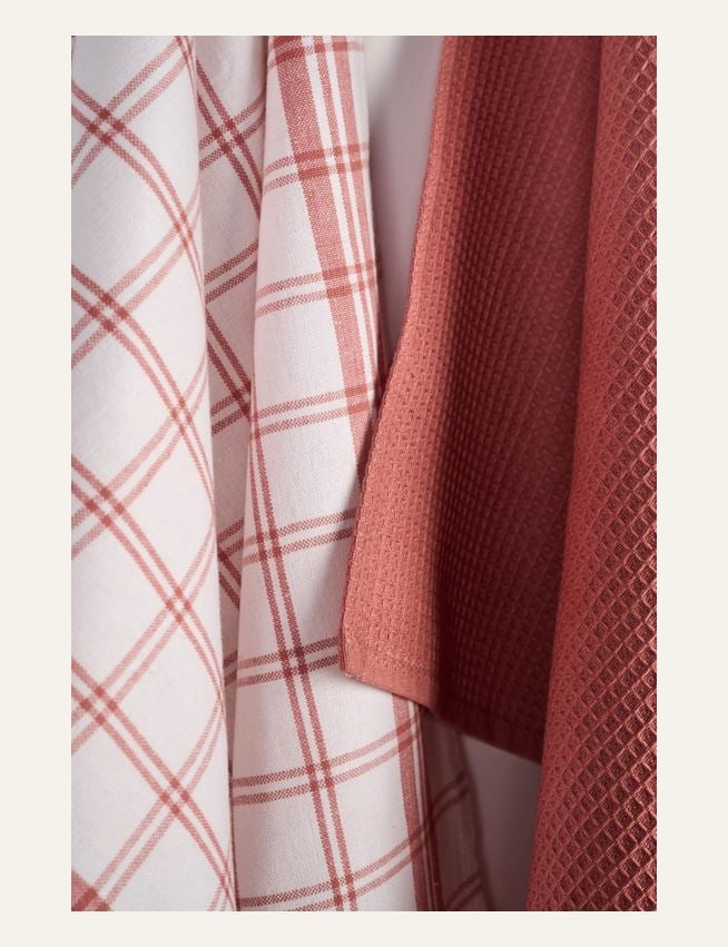 Kjøkkenhåndkle rosa - 2