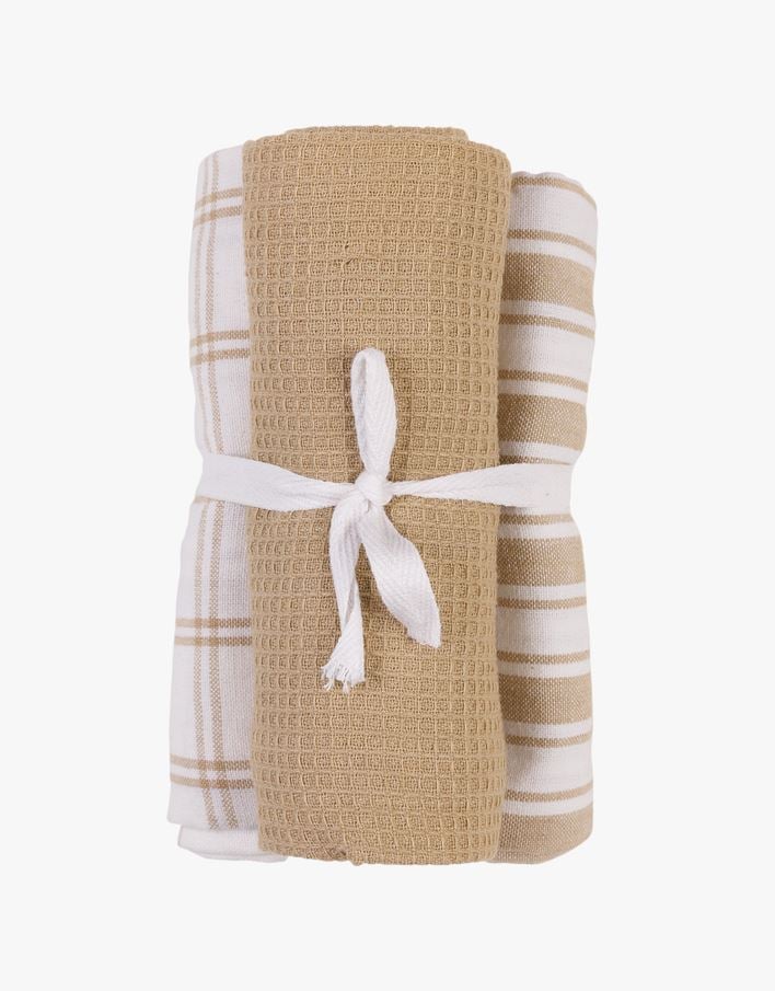 Kjøkkenhåndkle beige - 50x70 cm beige - 1