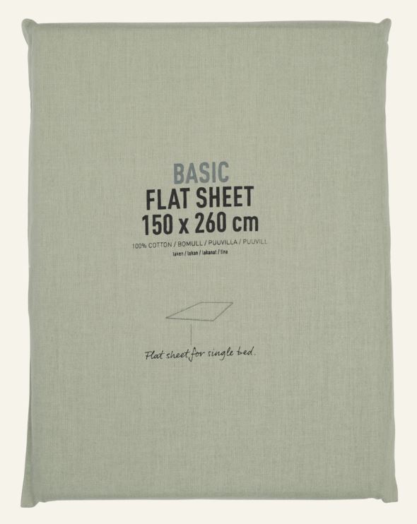 Bomullslaken lindegrønn - 2