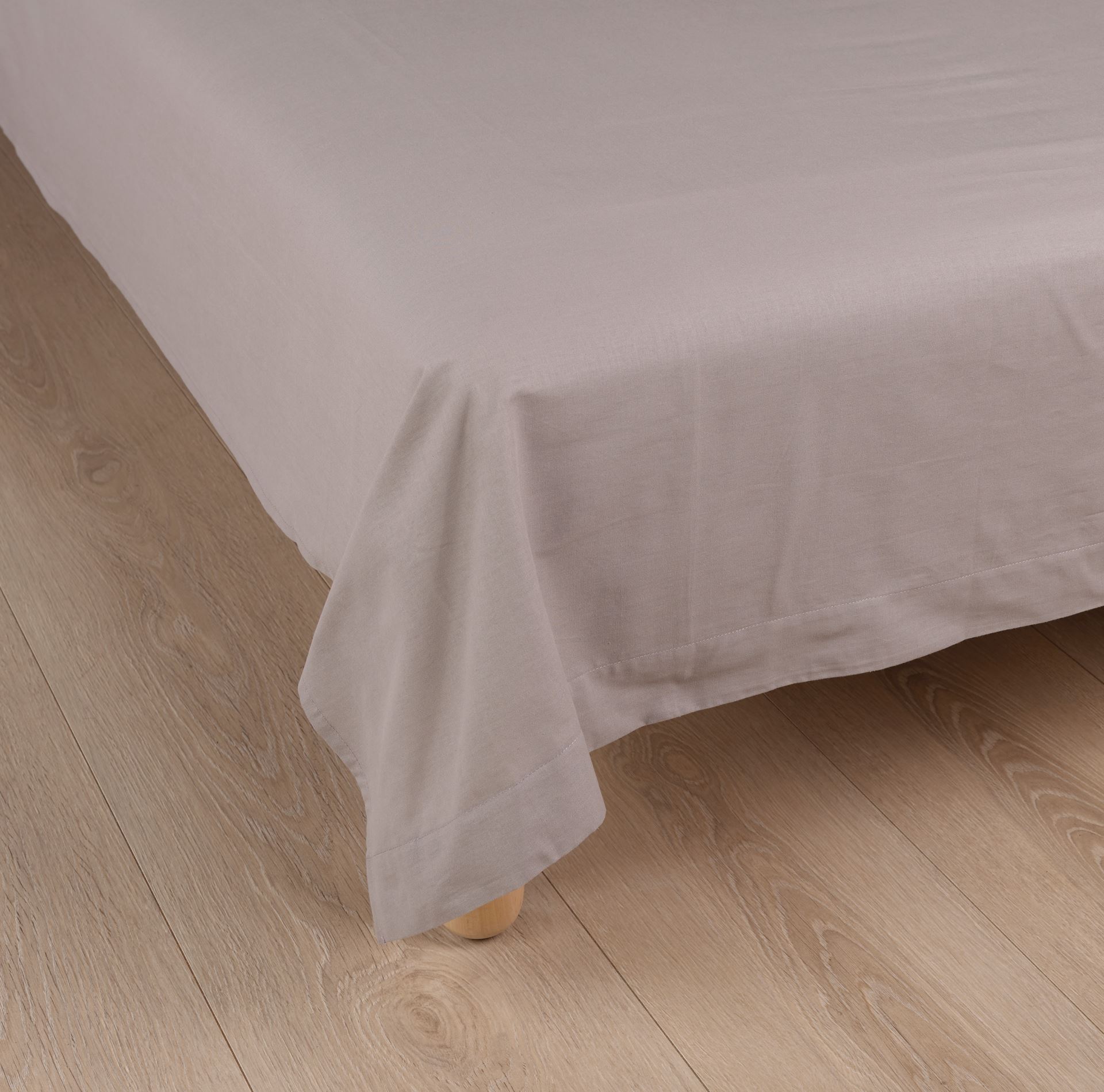 Bomullslaken lys grå - 2