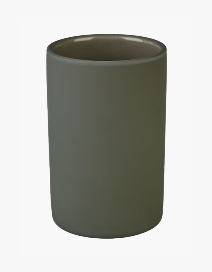 Tannglass olivengrønn - 7x7x10,4 cm olivengrønn - 1