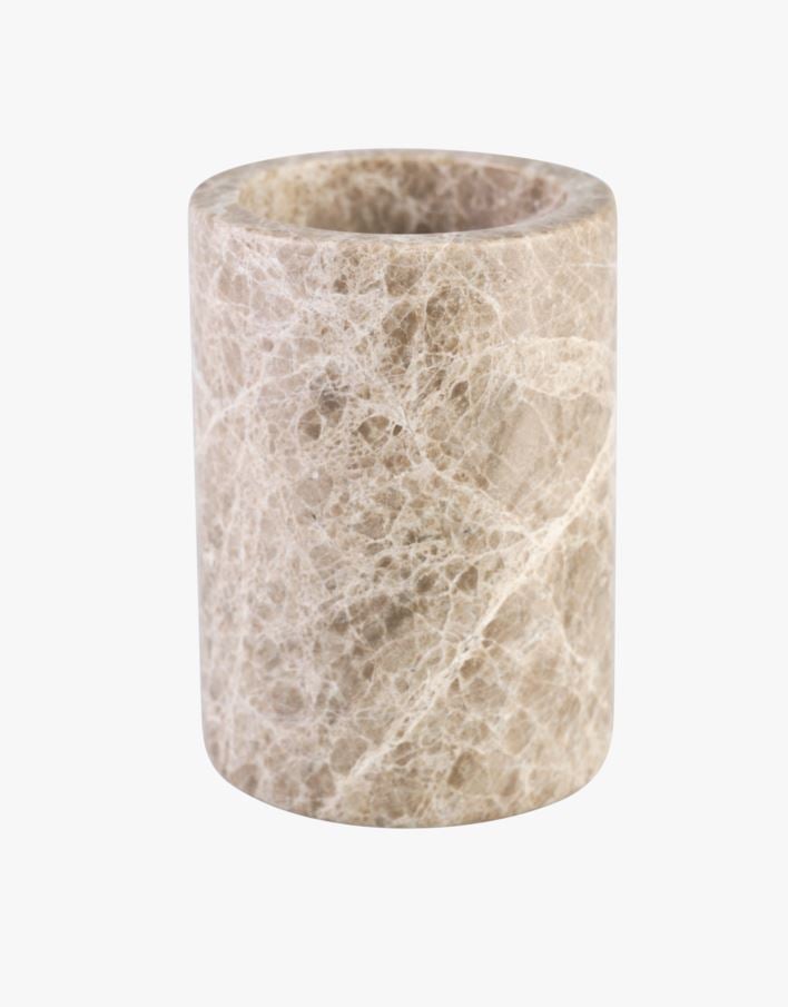 Tannglass beige - 7x7x10 cm beige - 1