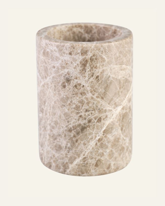 Tannglass beige - 7x7x10 cm beige - 1