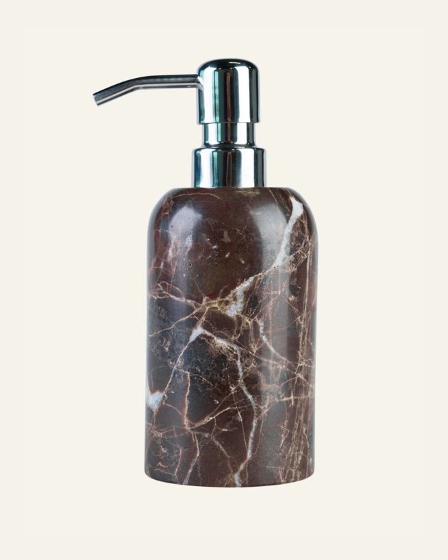 Såpedispenser brun - 7x7x12 cm brun - 1