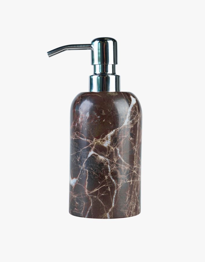Såpedispenser brun - 7x7x12 cm brun - 1