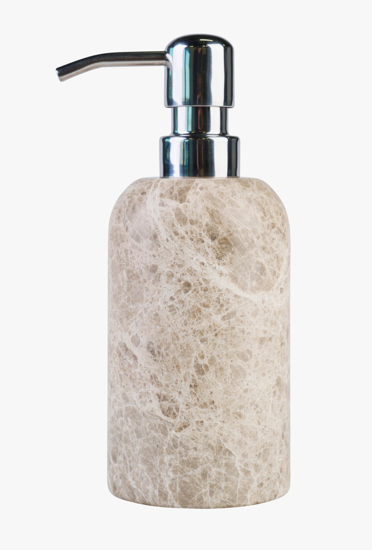 Såpedispenser beige - 7x7x12 cm beige - 1