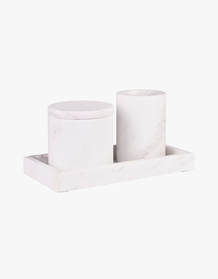 Mariana marmor brett hvit  - 11x22x3 cm hvit - 1
