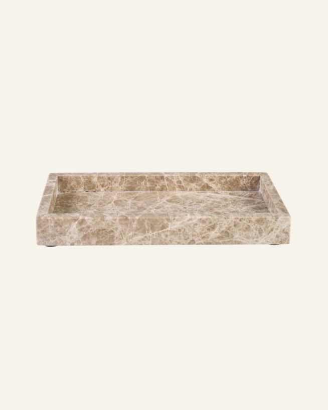 Marmorfat beige - 11x22x3 cm beige - 1