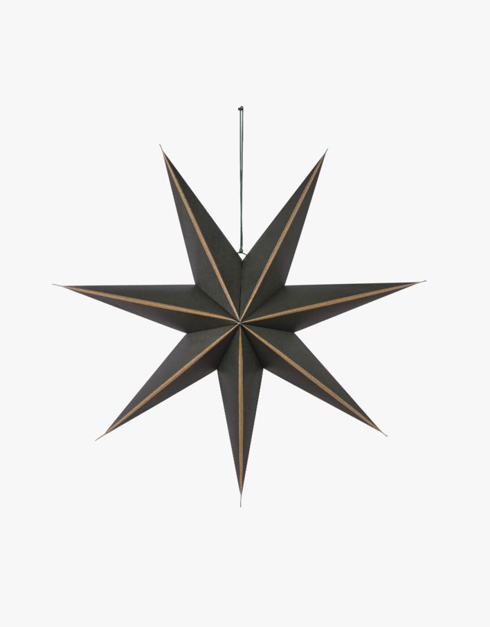 Adventsstjerne mørk grønn - 75 cm mørk grønn - 1