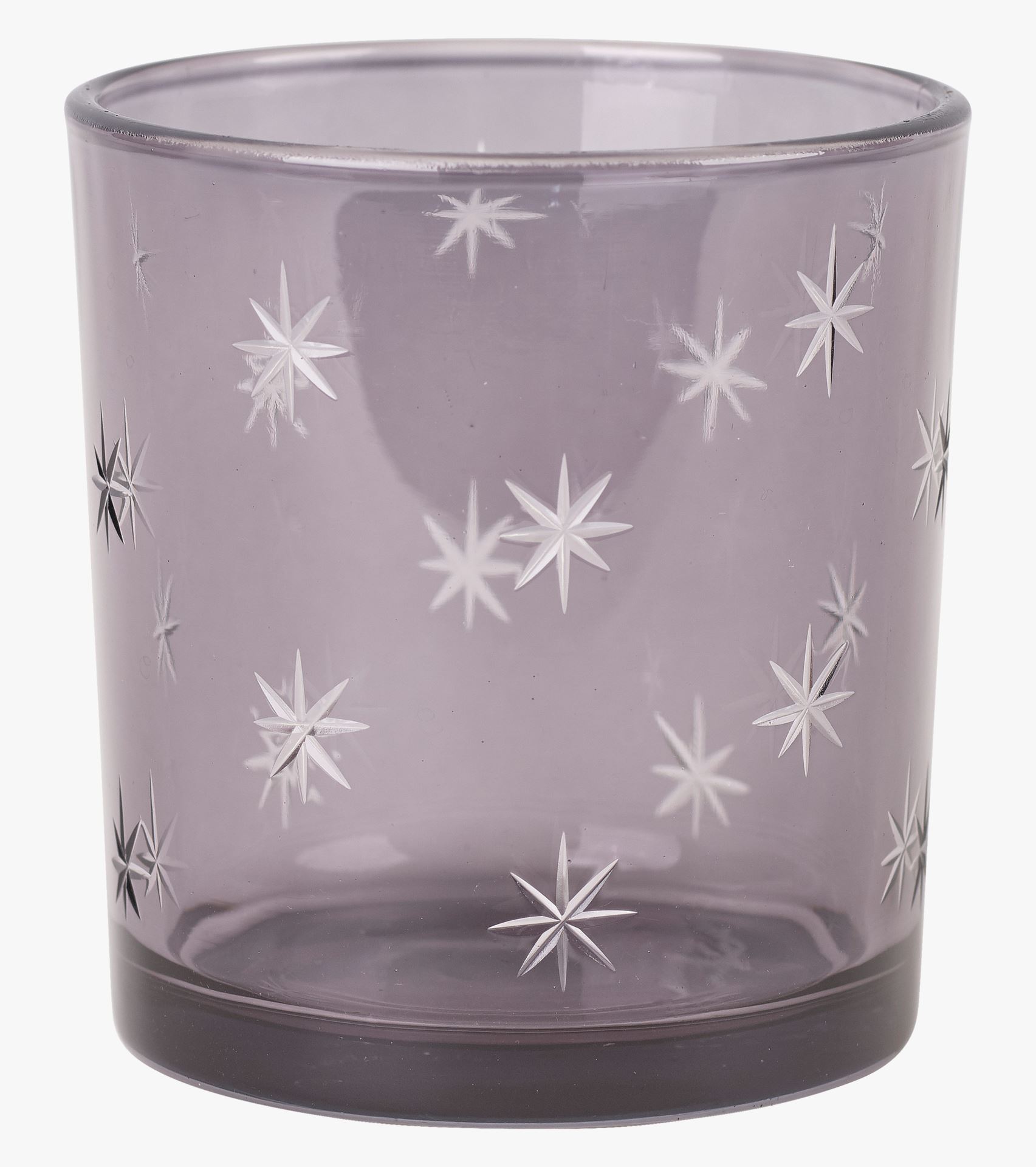 Telysholder transparent - 10x12,5 cm transparent - 1