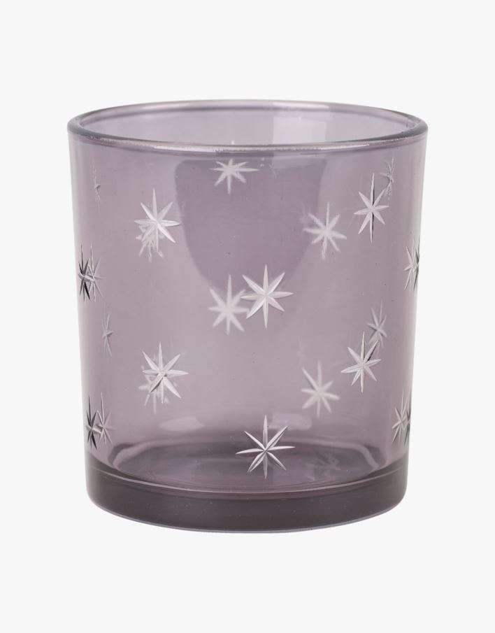 Telysholder transparent - 10x12,5 cm transparent - 1