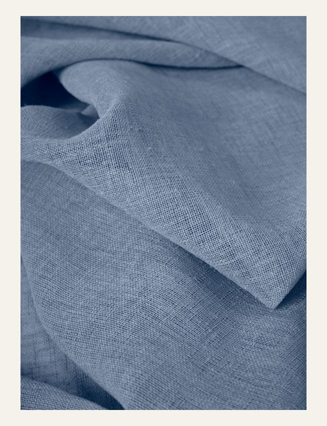 Gardin indigo blå - 4