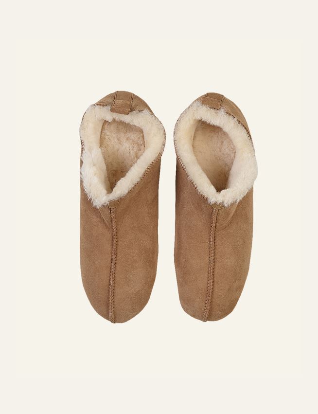 Skinntøfler natur - 2