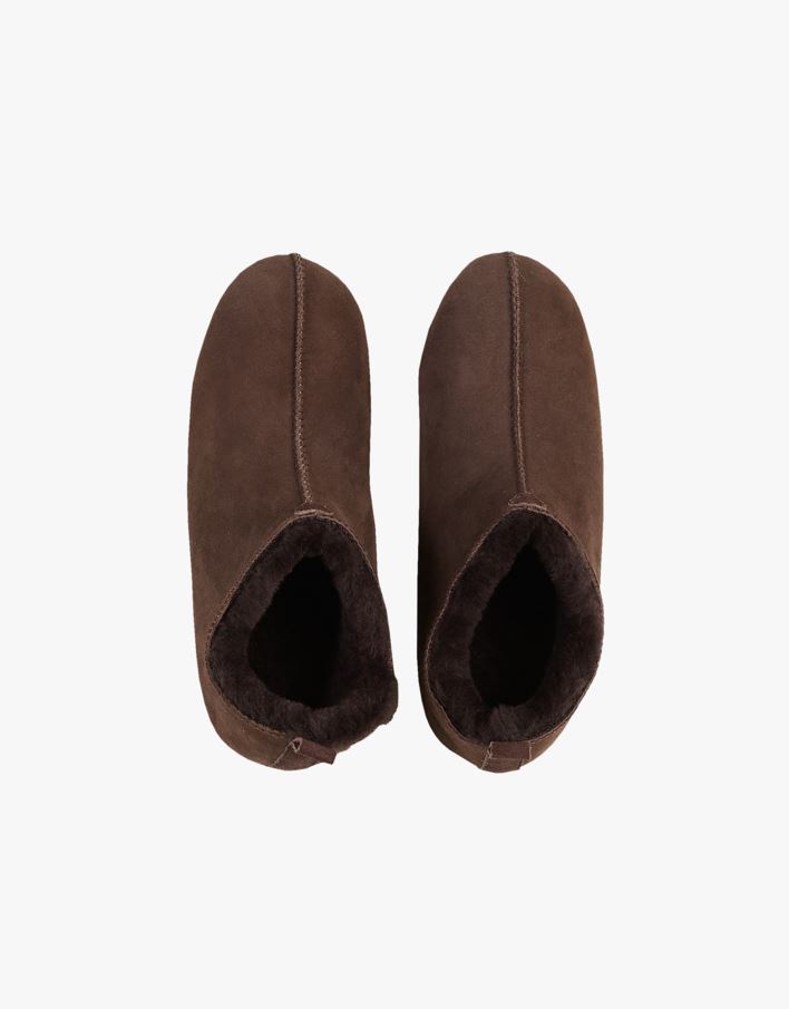 Tøfler mørk brun - 37 mørk brun - 1