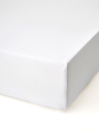 Kid Percale Formsydd Laken Hvit 150x200 cm