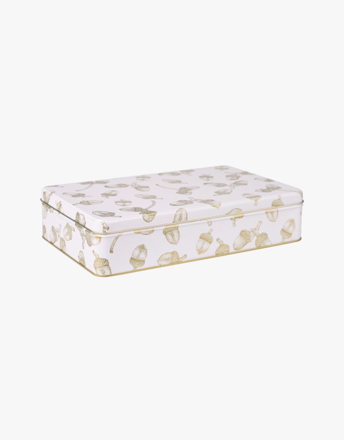 Acorn firkantet kakeboks offwhite  - 27,3x17x6,1 cm offwhite - 1