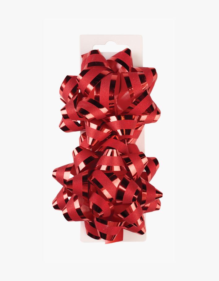 Rosett rød - ø10 cm rød - 1