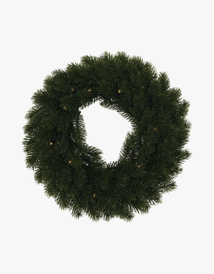 Wreath led pynt grønn  - ø 40 cm grønn - 1