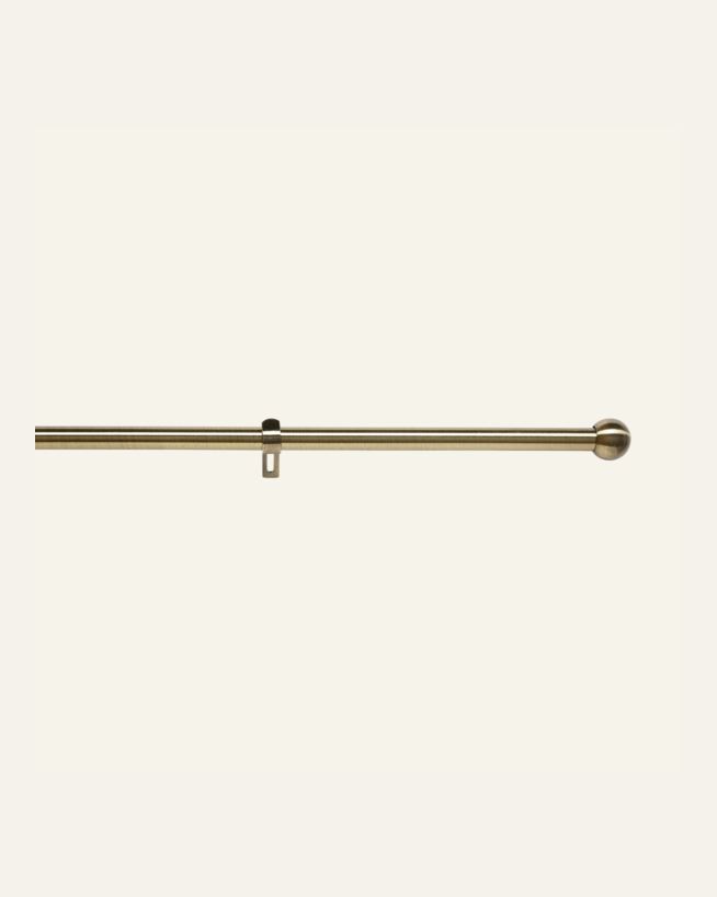 Gardinstangsett 16/19mm messing - 90 messing - 1