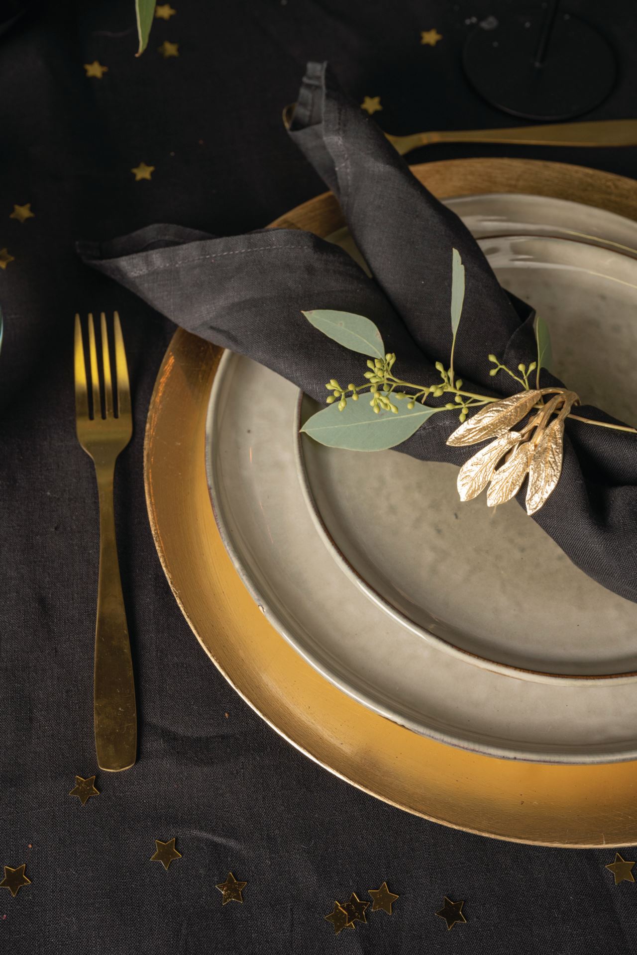 Dekketallerken gull - 3