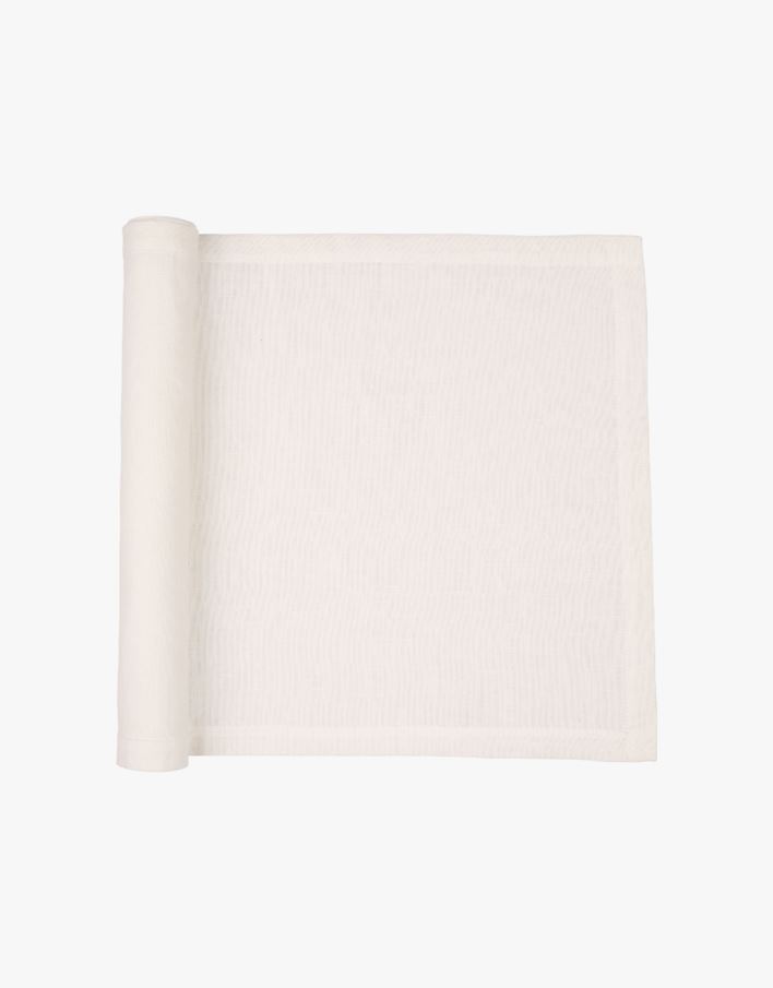 Linløper hvit - 35x140 cm hvit - 1