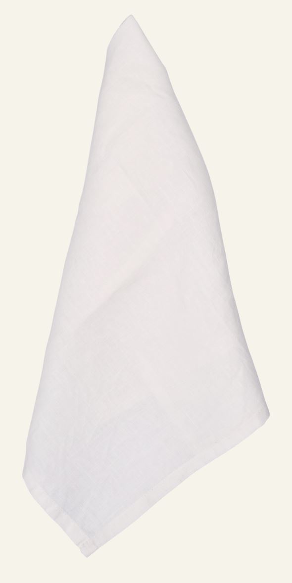 Linserviett hvit - 4