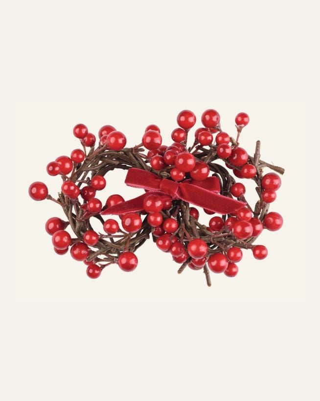 4 pk serviettringer rød - 4,5 cm rød - 1
