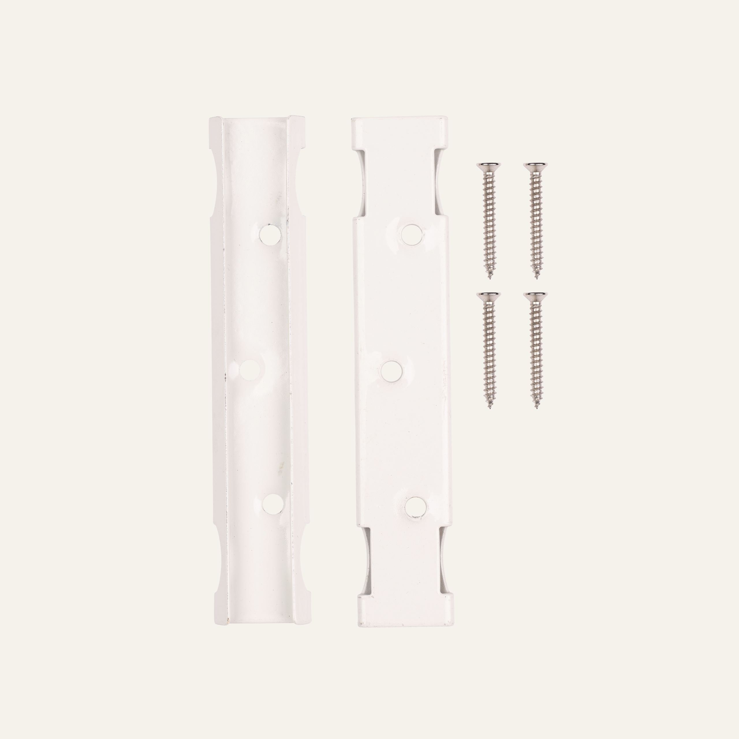 Veggbrakett hvit - 2