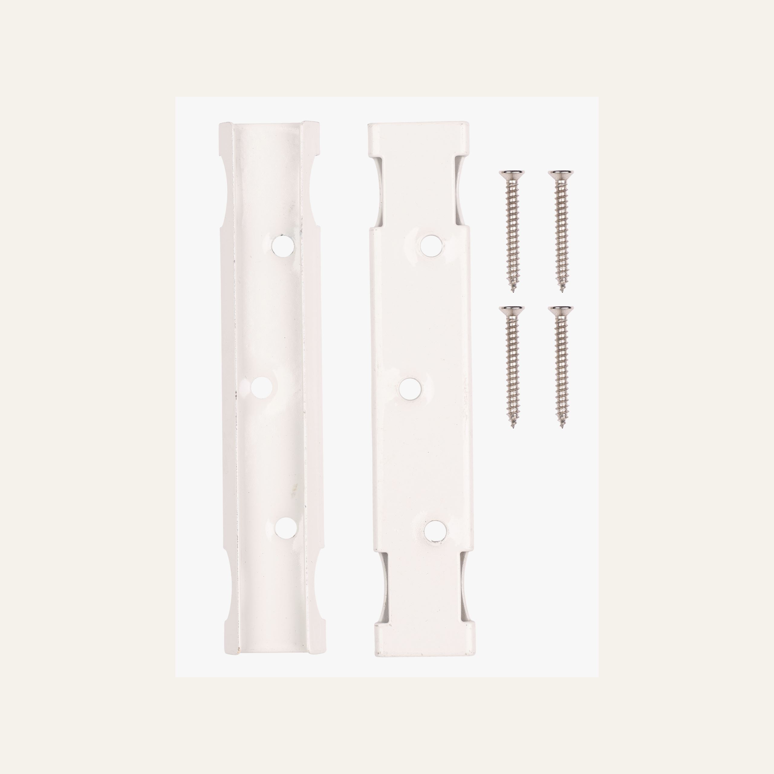 Veggbrakett hvit - 2