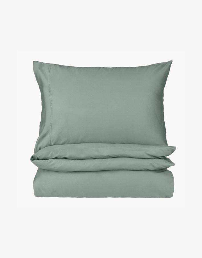 Sateng sengesett lindegrønn - 140x200 cm lindegrønn - 1