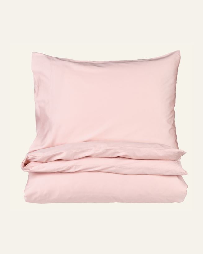 Sateng sengesett pudderrosa - 140x220 cm pudderrosa - 1