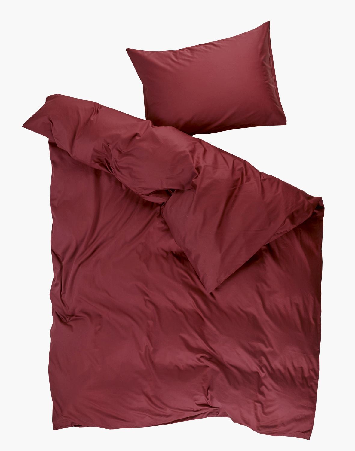 Sateng sengesett mørk rød - 3