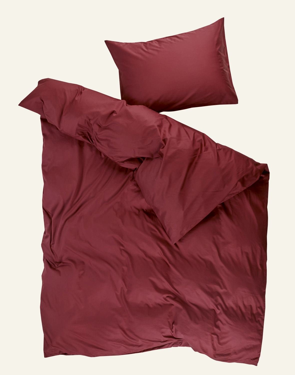 Sateng sengesett mørk rød - 3