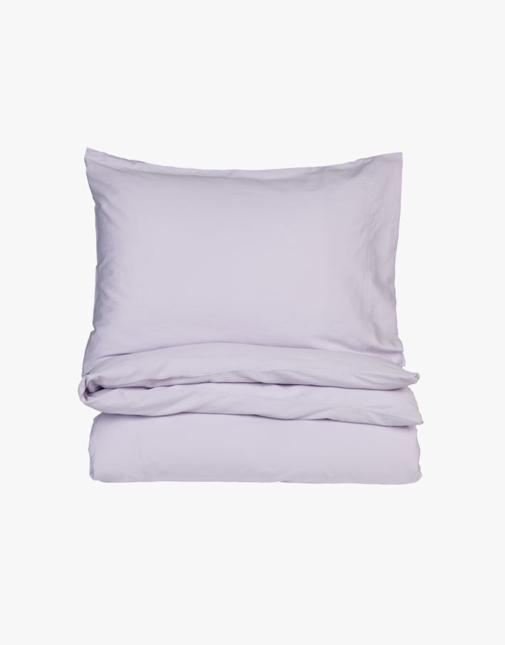 Eden Soft stonewashed sengesett lavendel  - 140x220 cm lavendel - 1