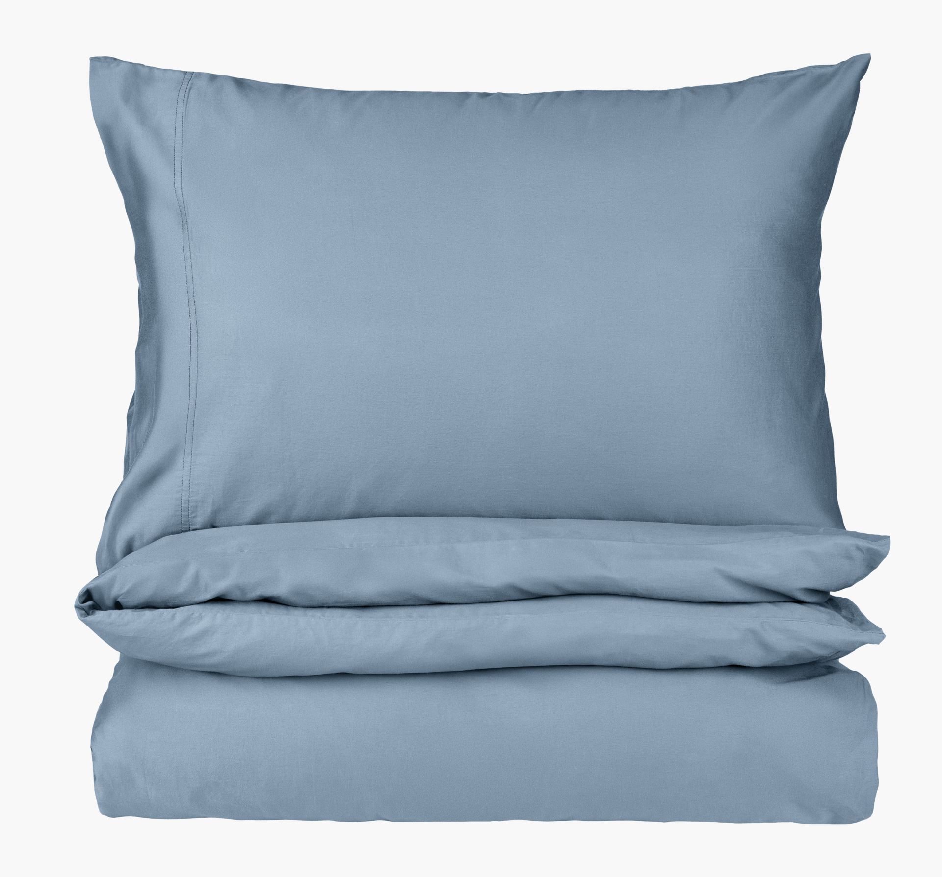 Sateng sengesett gråblå - 140x220 cm gråblå - 1