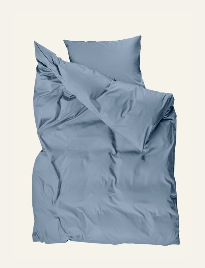 Sateng sengesett gråblå - 4