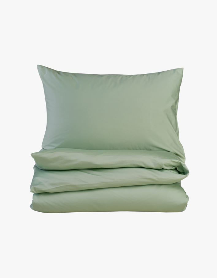 Sateng sengesett lys grønn - 140x220 cm lys grønn - 1